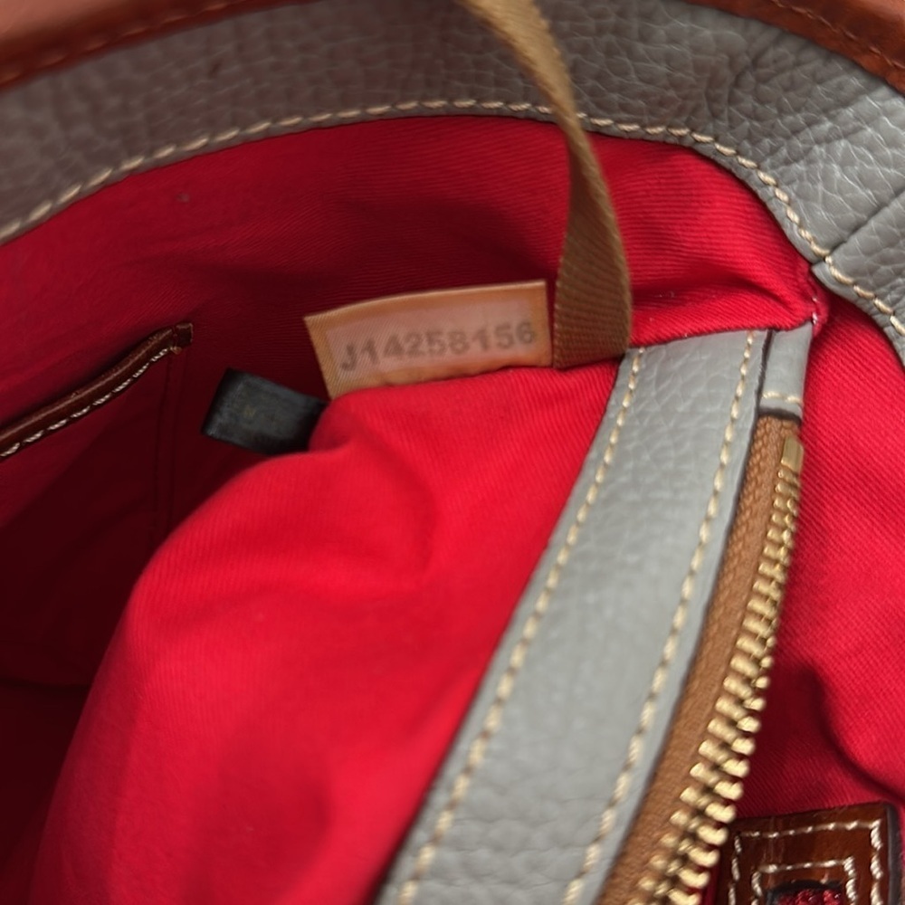Dooney and Bourke Pebble Grain Brielle gray in color - Picture 10 of 16